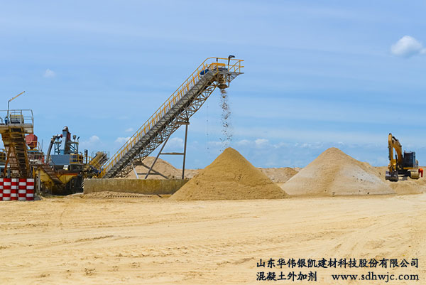 沙子紧缺 采掘速度已高于自然恢复速度